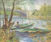 Vincent Van Gogh Fishing in the Spring,Pont de Clichy (nn04) oil painting picture wholesale
